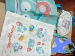 はぴだんぶい トートバッグ　ポーチ　 ハンギョドン　ばつマル