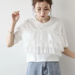 フリルチュールTシャツのサムネイル