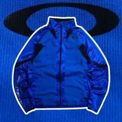 00s OAKLEY tech track jacket “異素材” blue