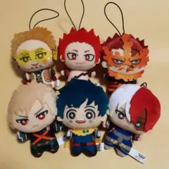 僕のヒーローアカデミア　ナムコ限定品　ちみっともぬい　ぬいぐるみ　全6種類セット