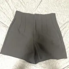 ZARA ハイウエスト ショートパンツ ブラック Sサイズ