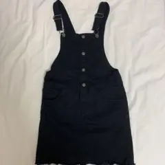 H&M キッズ　140cm ジャンパースカート　ブラック