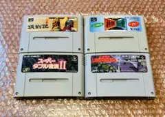 【SFCソフト4本セット・Nintendo Super Famicom】htd