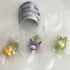 サンリオ くだものめじるしアクセサリー 3個セット