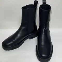 【美品】LE TALON Sサイズ チェルシーブーツ サイドゴア