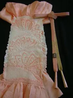 新品 お洒落 絞り 帯揚・帯〆 セット 正絹 Bｓ1596