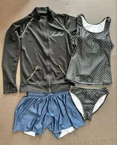 水着　ラッシュガード　レディース　Sサイズ　4点セット