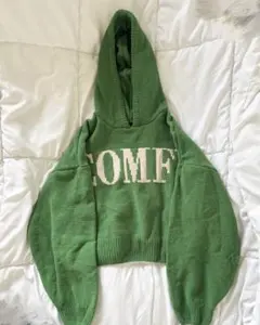 レディース ニット 緑 グリーン