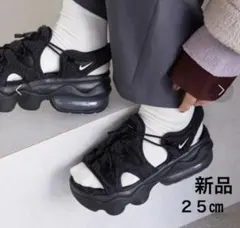 ナイキレディースサンダル　エアマックスココ黒　新品　厚底サンダル　黒サンダル女子