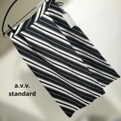 a.v.v ストライプデザイン タイトスカート 新品未使用 Lサイズ