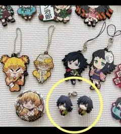 専用‼️鬼滅の刃◆ラバーストラップラバストマスコットバッジアクリルキーホルダー