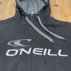 オニール O'NEILL ジップアップパーカー サーフ 防寒 黒 L 古着