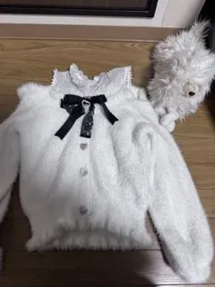 LIZ LISA レイヤード風肩あきニット ピンク リズリサ
