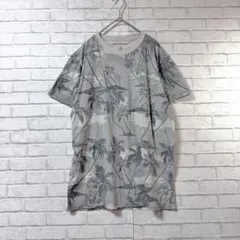 【アメリカンイーグル】パームツリー柄半袖TシャツSプリント ヤシの木のサムネイル