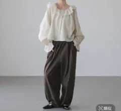 ローリーズファーム　【前後着用可能】2WAYフリルブラウス　フリーサイズ