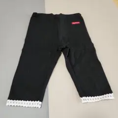 moujonjon レギンス 110cm ブラック レース