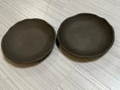 お値下げ不可 田鶴濱守人 黒錆 皿2枚 - メルカリ