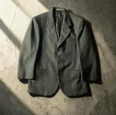 【90sオールド】3つボタン シングルブレスト ウールテーラードジャケット　古着