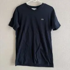 LACOSTE Vネック Tシャツ ネイビー