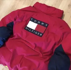 90s Tommy Hilfiger リバーシブル ダウンジャケット