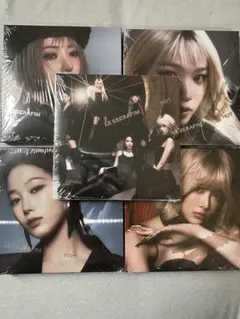 LE SSERAFIM 　ルセラフィム　HOT 5形態　トレカ　CD