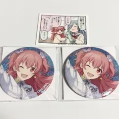 50a グリッター缶バッジ　桃井愛莉　２個【ステッカー付き】