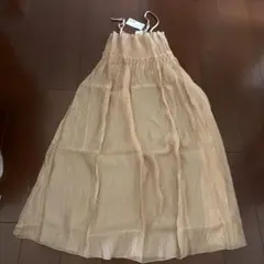【ぞうねこ】クラッシュオーガンジーペアキャミワンピースオレンジシースルー⑨のサムネイル