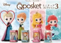 ディズニー　Qposket　キューポスケット　ミニチュアコレクション3　ガチャ