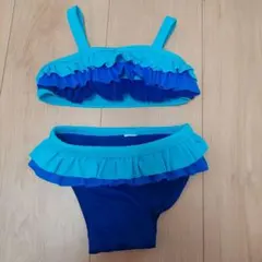 ⭐美品⭐80cm～90cm 水着 ビキニ 青と水色 フリル