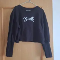 H&M 黒 グラフィックトレーナー 140cm