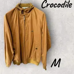 Crocodileクロコダイル　ブラウン ジャンパー　ブルゾンMサイズ