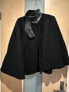 ZARA ウールブレンドケープ コート - メルカリ