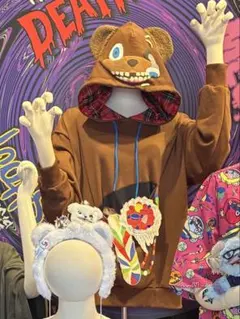 【L】USJ ハミクマ　パーカー　ハロウィン　パーカ ハミクマ パーカー Lサイズ USJハロウィン 2025 - メルカリ