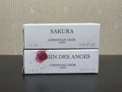 ディオール ジャスミン デ ザンジュ、サクラ 香水 2本セット