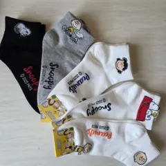 SNOOPYソックス5足セット