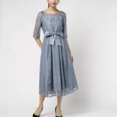 Rewde 総レースロングドレス