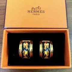 Ⴤ902ꕤ極美品 希少レア HERMES エルメス タイピン 七宝焼 ゴールド