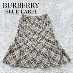 【BURBERRY BLUE LABEL】ノバチェック バイアスフレアスカートのサムネイル