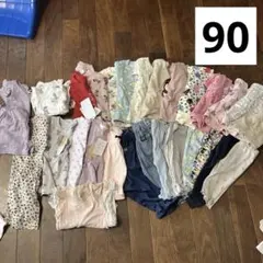 女の子 90まとめ売り 大量 夏服 トレーナー 半袖 新品あり 保育園 幼稚園