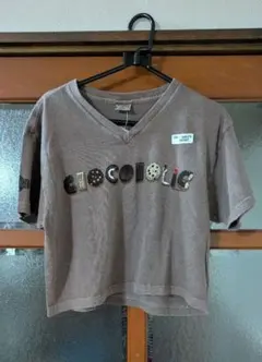 タグ付　crazy shirts 半袖 Tシャツ ブラウン Mサイズ　レトロのサムネイル