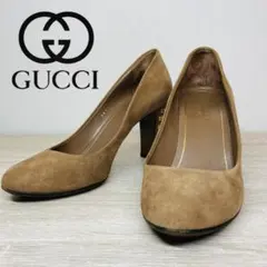 GUCCI グッチ Round Toe Studded Pumps 22.5□のサムネイル