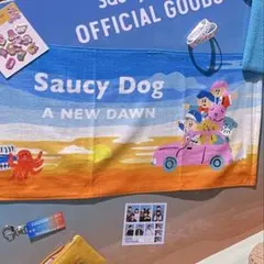 SaucyDog　"ANEW DAWN フェイスタオル