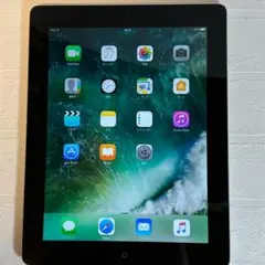 iPad 第4世代 64GB Wi-Fiモデル ブラック 動作確認済 Apple