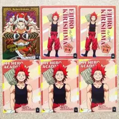 僕のヒーローアカデミア Pictas 切島鋭児郎 6枚セット