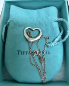 ティファニーオープンハートネックレス