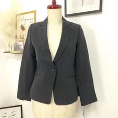 美ライン レディース 洗える ストレッチ スーツ パンツセット ブラック