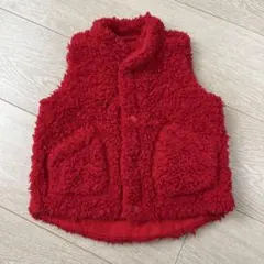 UNIQLO 赤 ベスト 80 cm