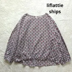 【超美品】リフラッティシップス　リバティ柄　ブラウス　秋色　日本製　Mのサムネイル