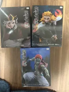 鬼滅の刃童磨　煉獄杏寿郎 猗窩座ぬーどるストッパーフィギュア　ラウンドワン限定