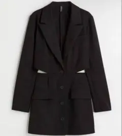 未使用　 H&M with ITZY ブラックブレザー風セットアップ？